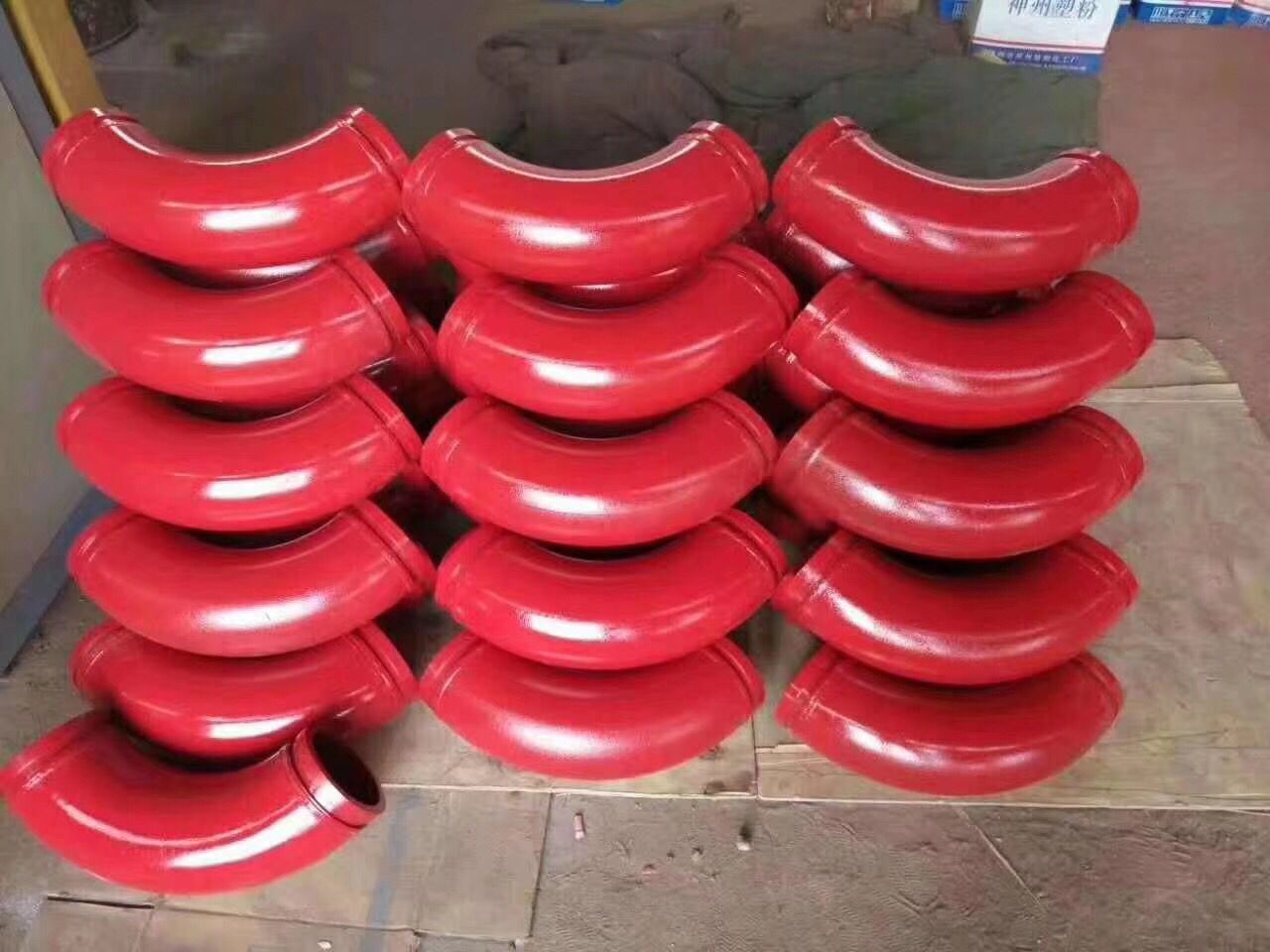 Твин Wall Elbow DN125 * R275 * 90D